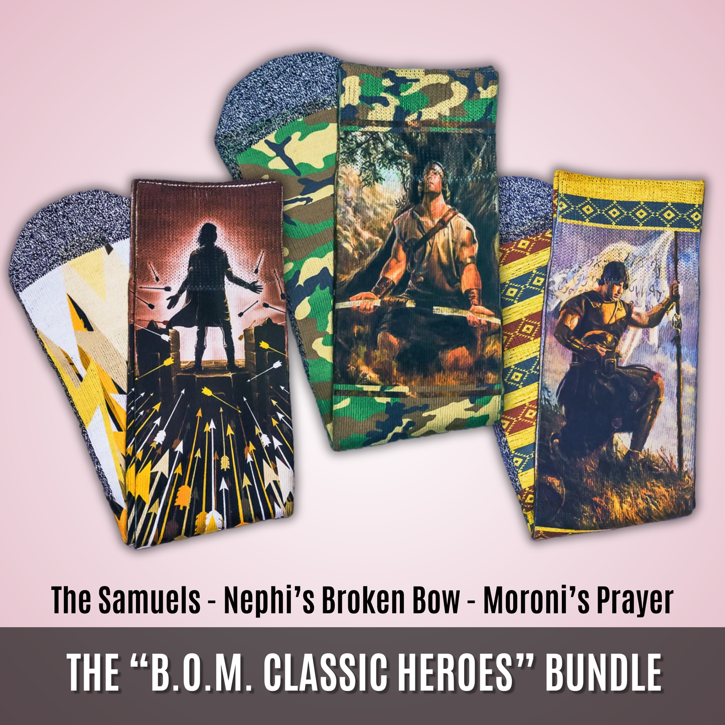 The "B.O.M. Classic Heroes" Bundle | 3-Pair Bundle | Men's Size 6-13