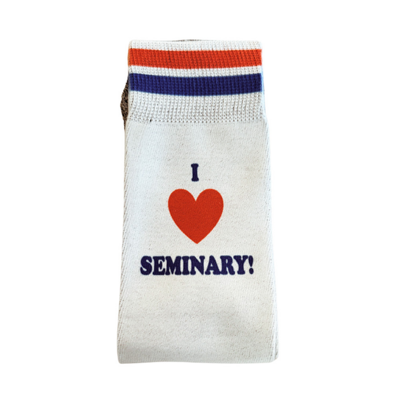 I Love Seminary! - Faith-Inspired Crew Socks