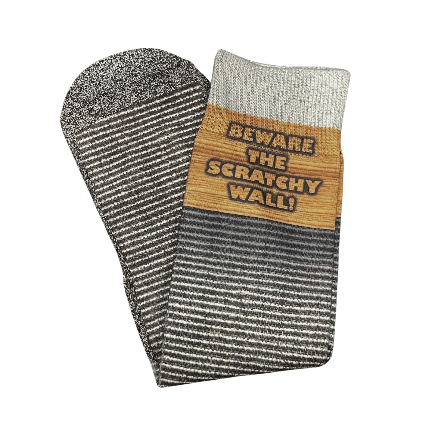 The Scratchy Church Wall Crew Socks