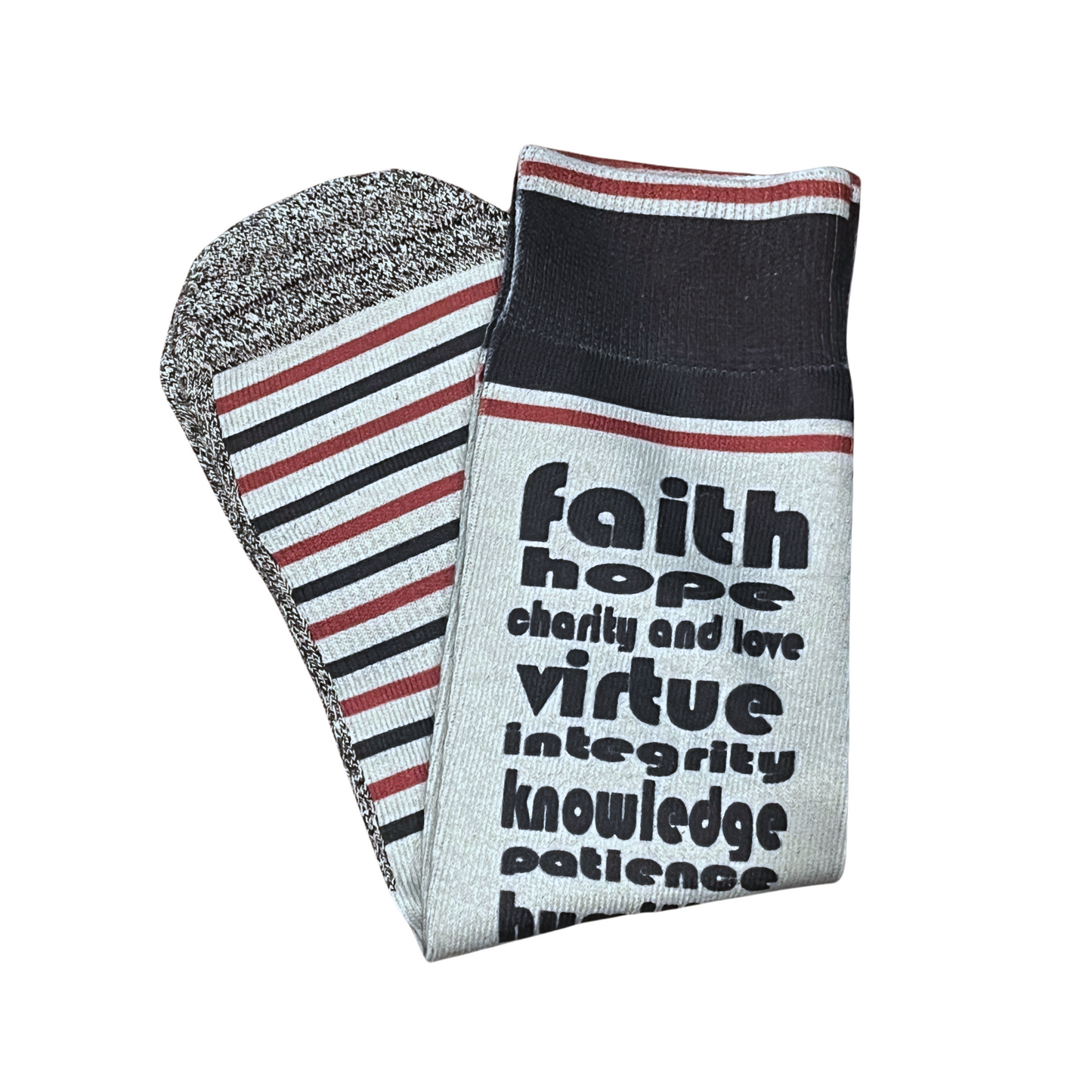 Just Tryna Be Like Jesus - Faith-Inspired Crew Socks