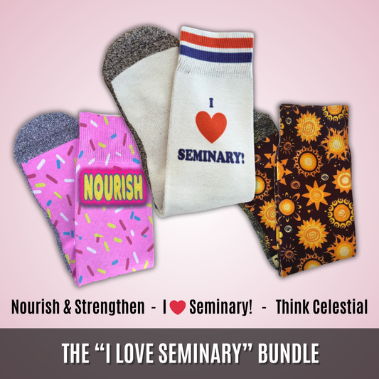 The “I Love Seminary” Bundle | 3-Pair Bundle | Men's Size 6-13