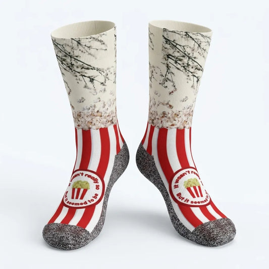 The Popcorn Poppings - Fun Food-Inspired Novelty Socks