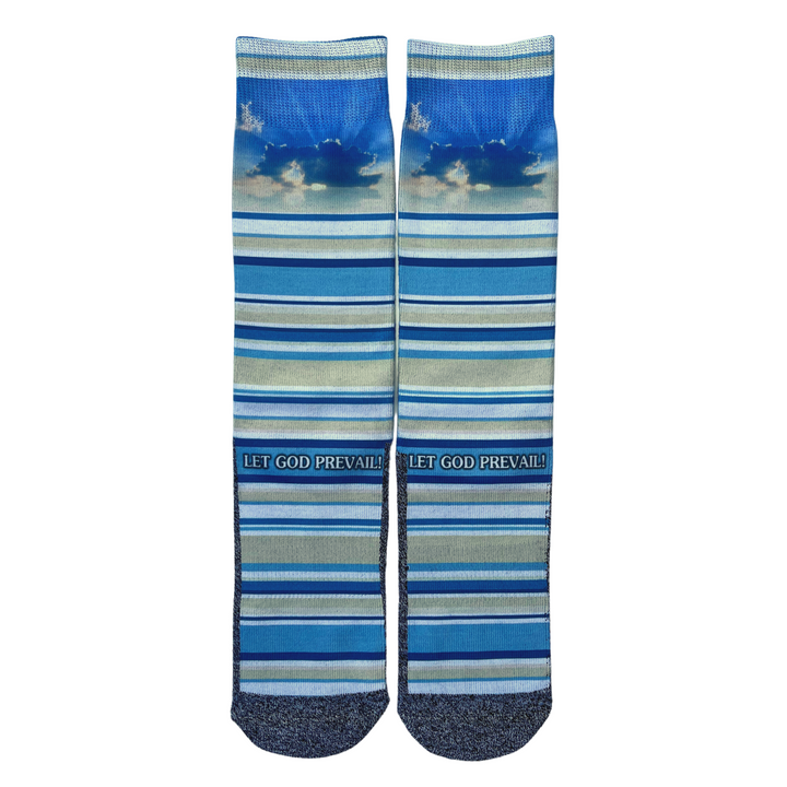 The Let God Prevails LDS Themed Religious Socks by BOMSocks