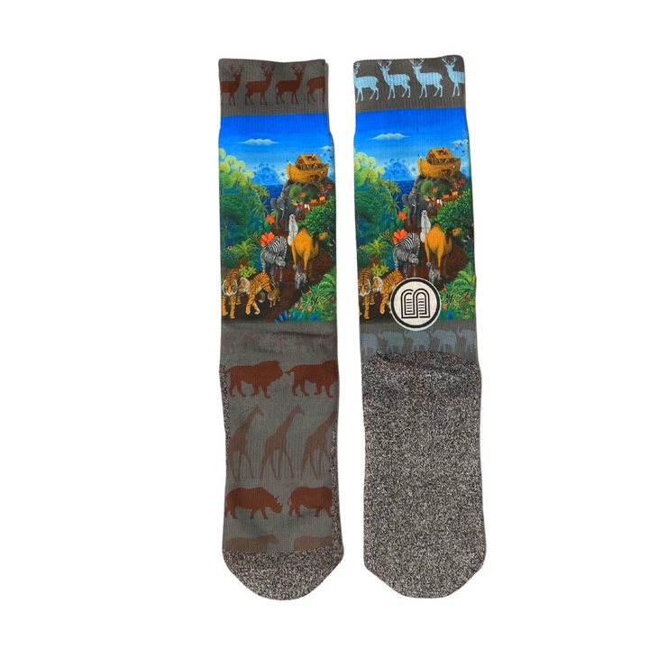 The Noahs LDS Bible Themed Scripture Socks by BOMSocks