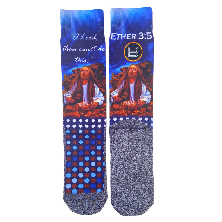 The Mahonri's LDS Book of Mormon Scripture Themed Socks by BOMSocks