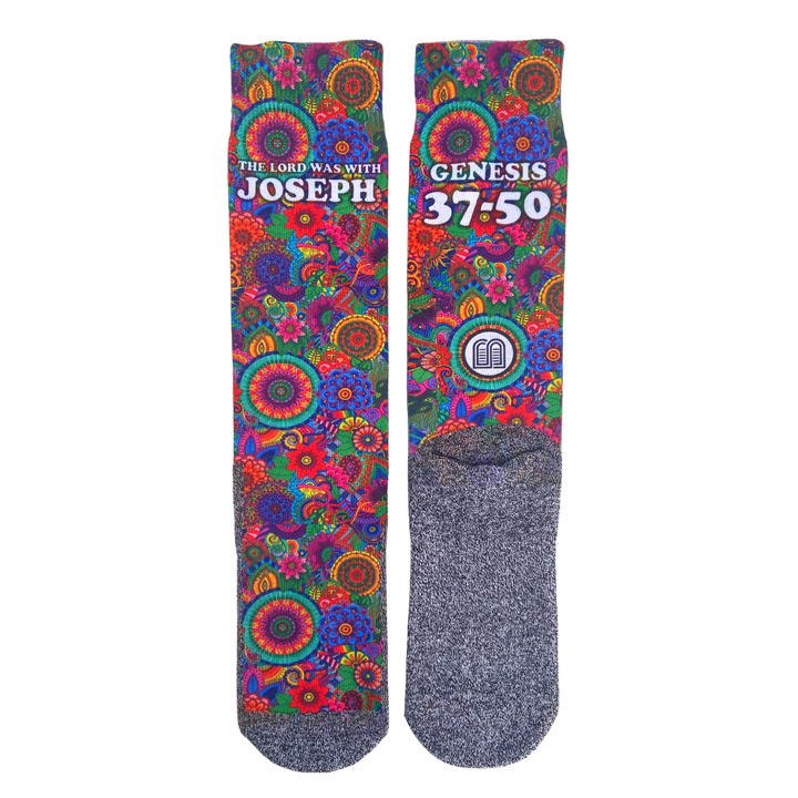 The Josephs LDS Scripture themed Bible Socks by BOMSocks