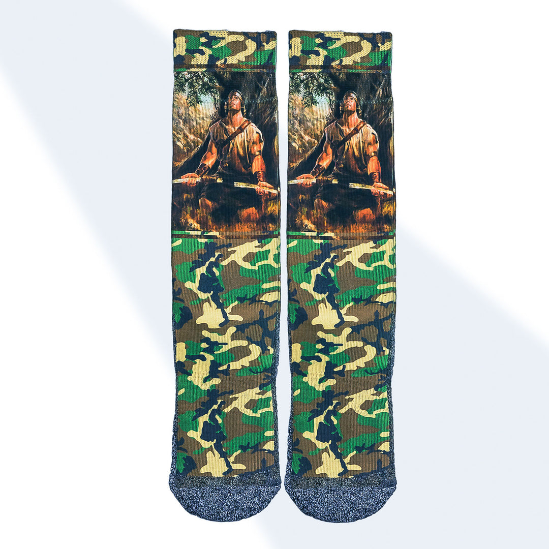 Nephi's Broken Bow LDS Scripture Book of Mormon Themed Socks by BOMSocks