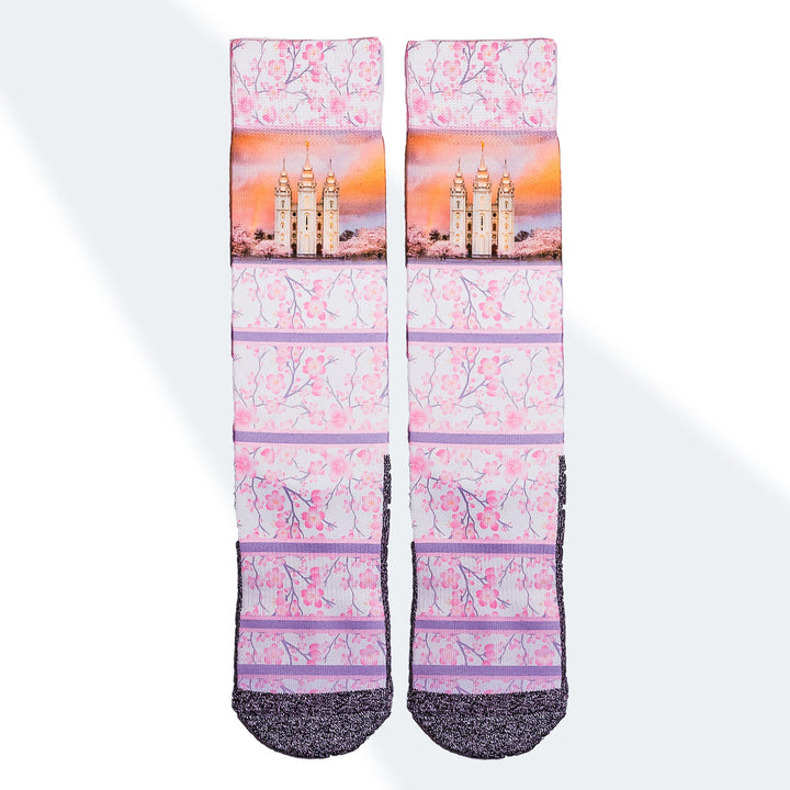 The SLCs LDS Temple Themed Socks by BOMSocks