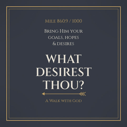 What Desirest Thou?