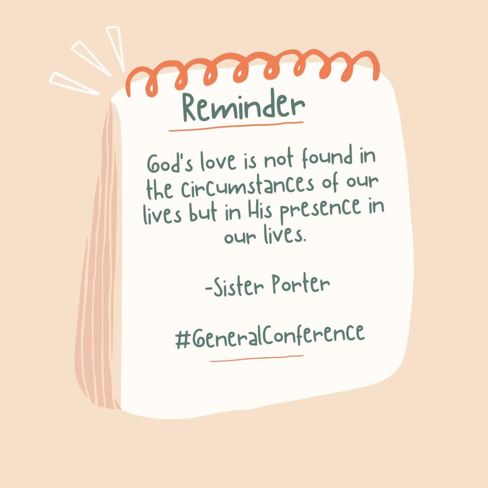 October 2021 General Conference Saturday Afternoon thoughts
