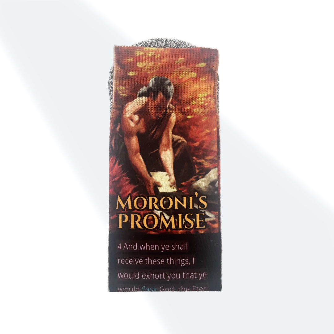 Moroni's Promise (Moroni 10:4-5) - Scripture Crew Socks