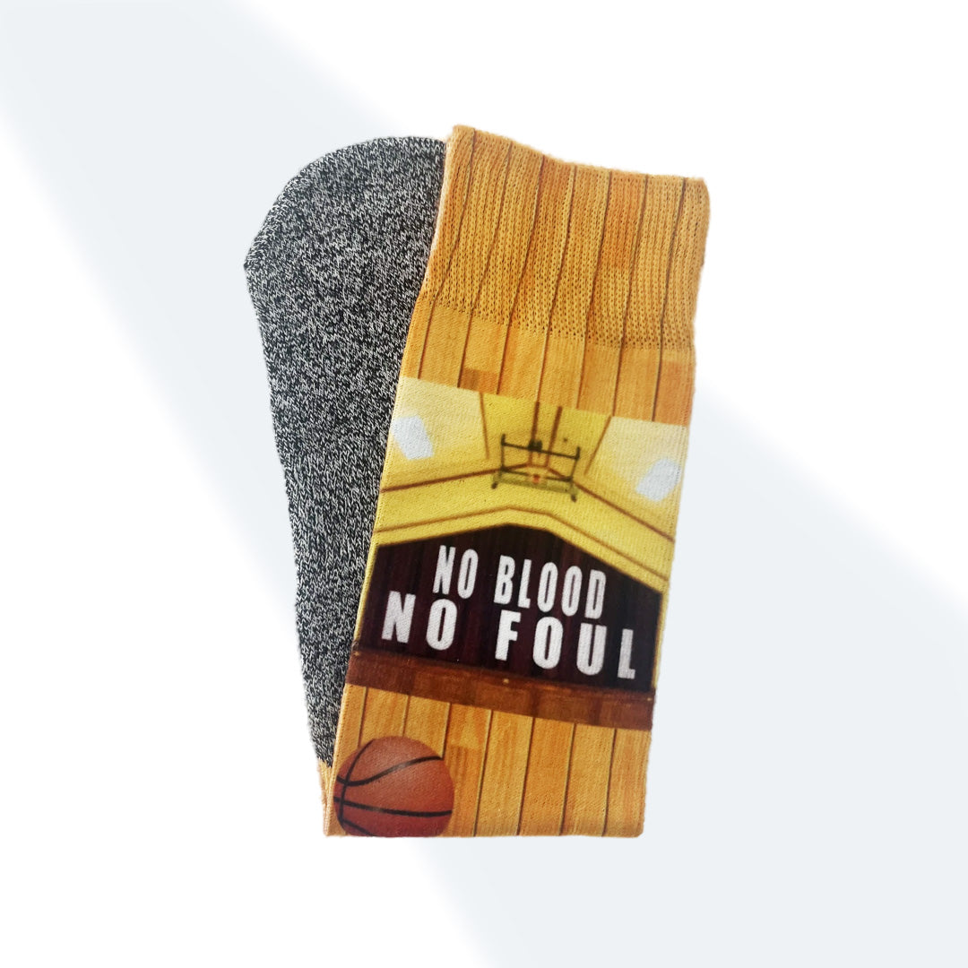 The Church Ballers - Fun Basketball-Themed Crew Socks