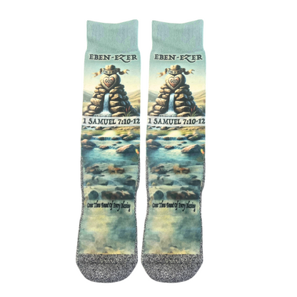 Come Thou Fount - Faith-Inspired Crew Socks
