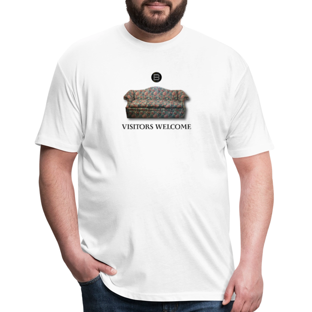 The Foyer Florals "Visitors Welcome" Tee - white