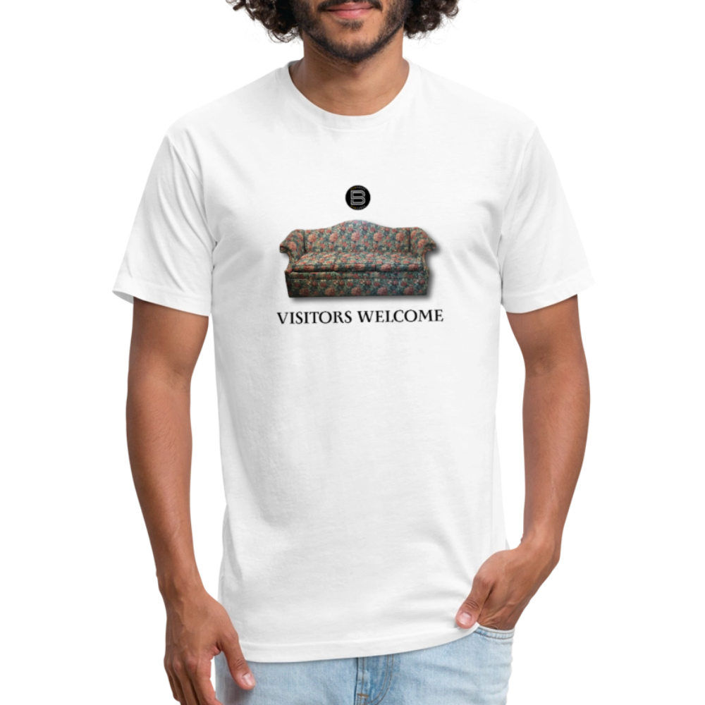 The Foyer Florals "Visitors Welcome" Tee - white