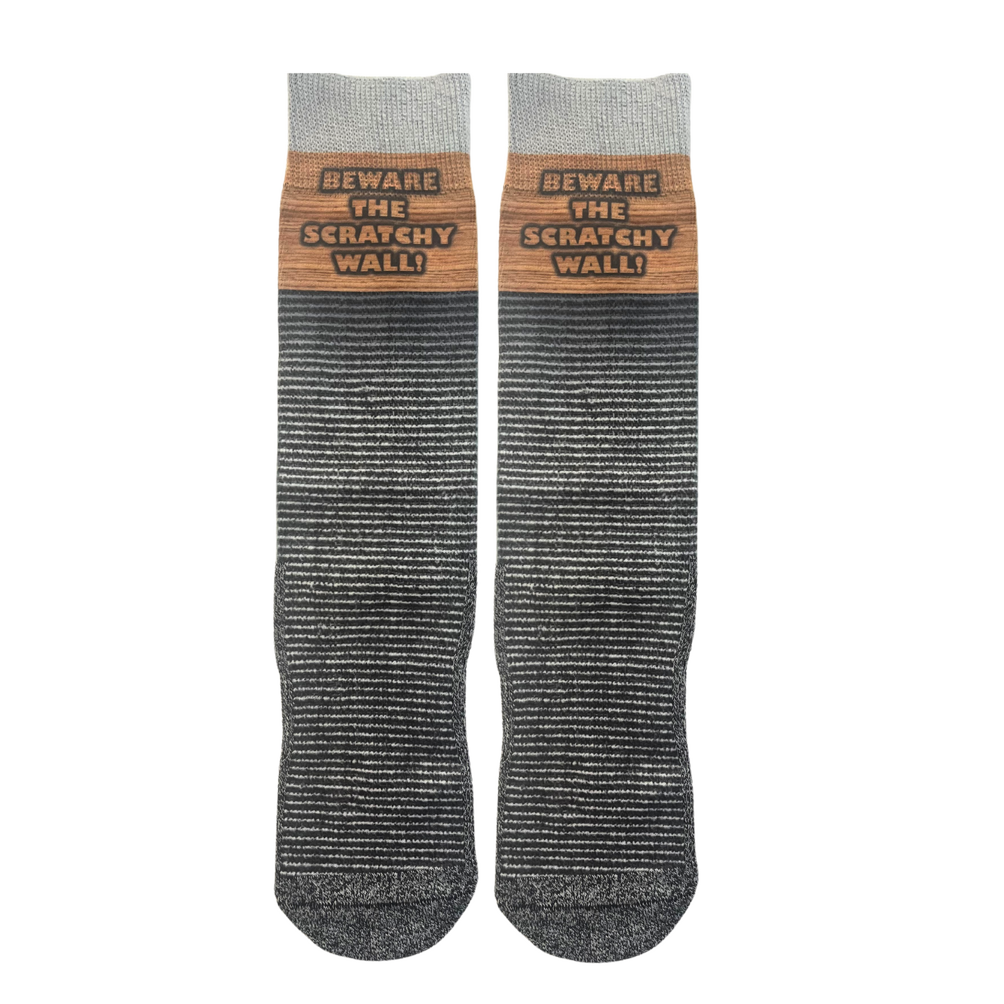 The Scratchy Church Wall Crew Socks