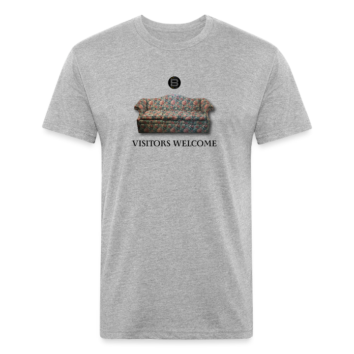 The Foyer Florals "Visitors Welcome" Tee - heather gray