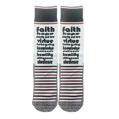 Just Tryna Be Like Jesus - Faith-Inspired Crew Socks