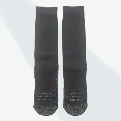 The Boring Grey Socks - Classic Everyday Crew Socks