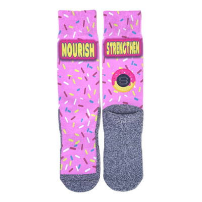 The Nourish and Strengthen's LDS Themed Church Socks by BOMSocks