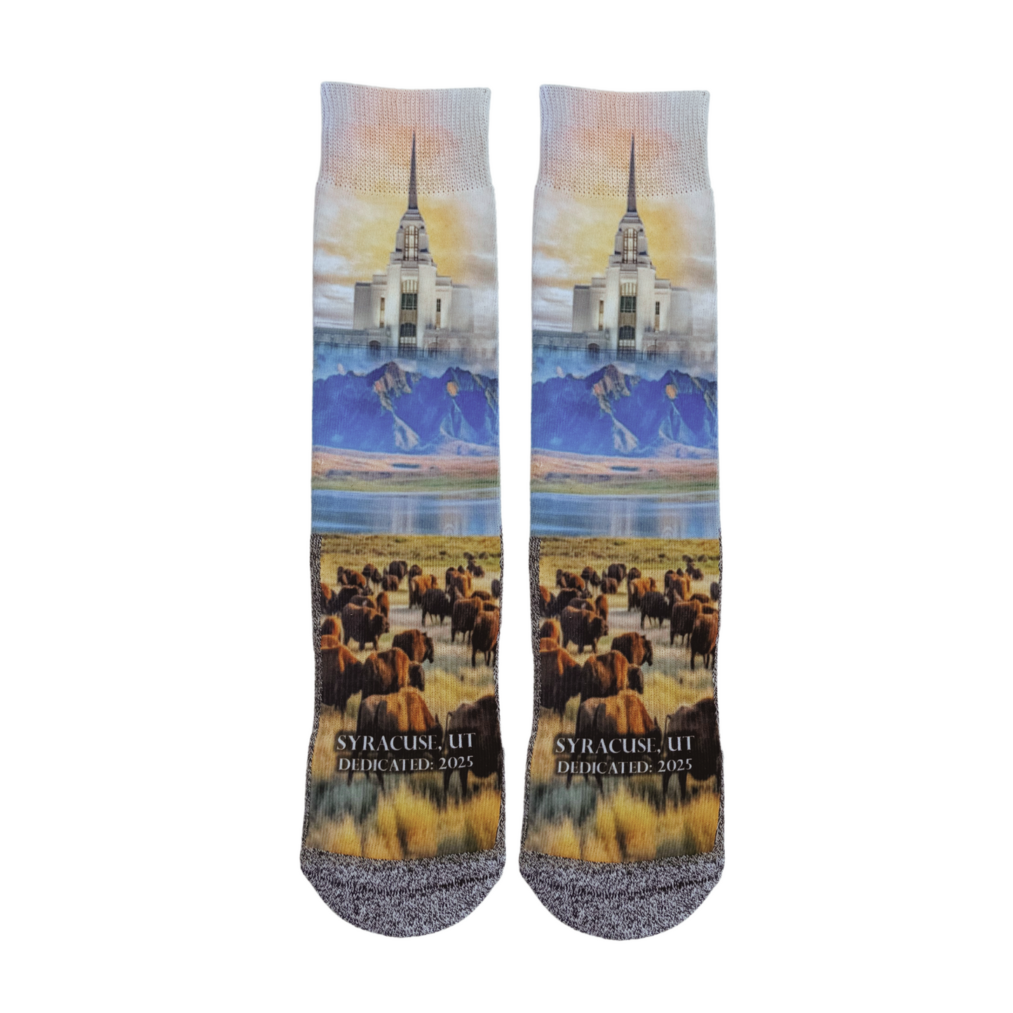 Syracuse Temple - Faith-Inspired Crew Socks