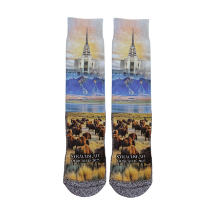 Syracuse Temple - Faith-Inspired Crew Socks