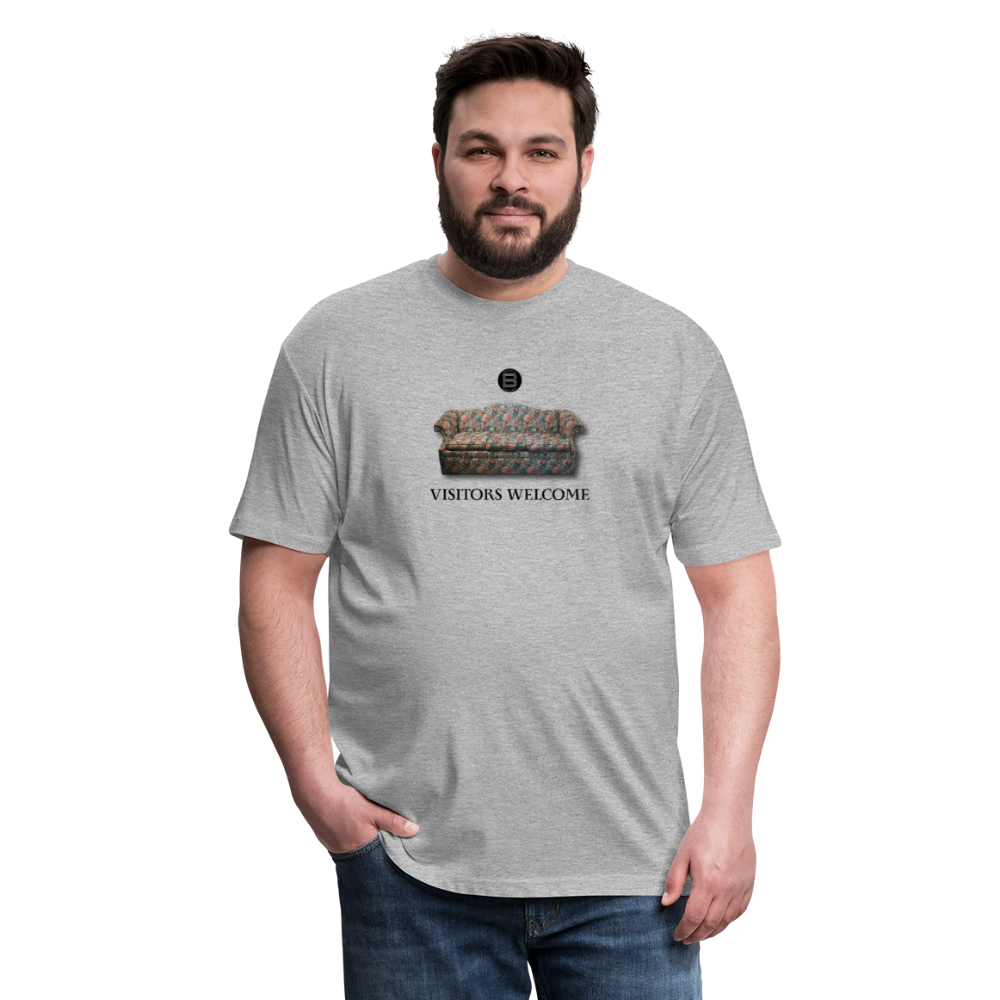 The Foyer Florals "Visitors Welcome" Tee - heather gray