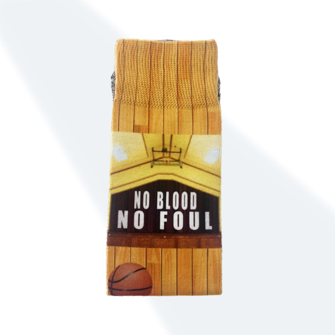 The Church Ballers - Fun Basketball-Themed Crew Socks