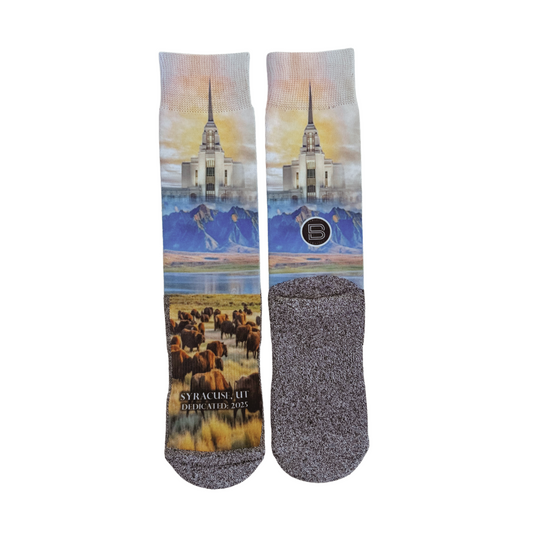 Syracuse Temple - Faith-Inspired Crew Socks