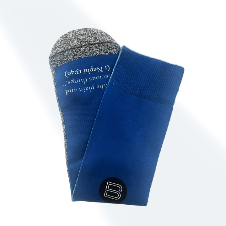 The Boring Blue Socks