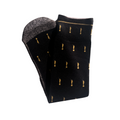 Black and Gold Angels - Faith-Inspired Crew Socks