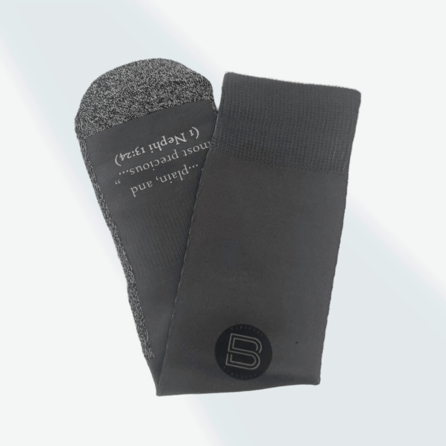The Boring Grey Socks - Classic Everyday Crew Socks