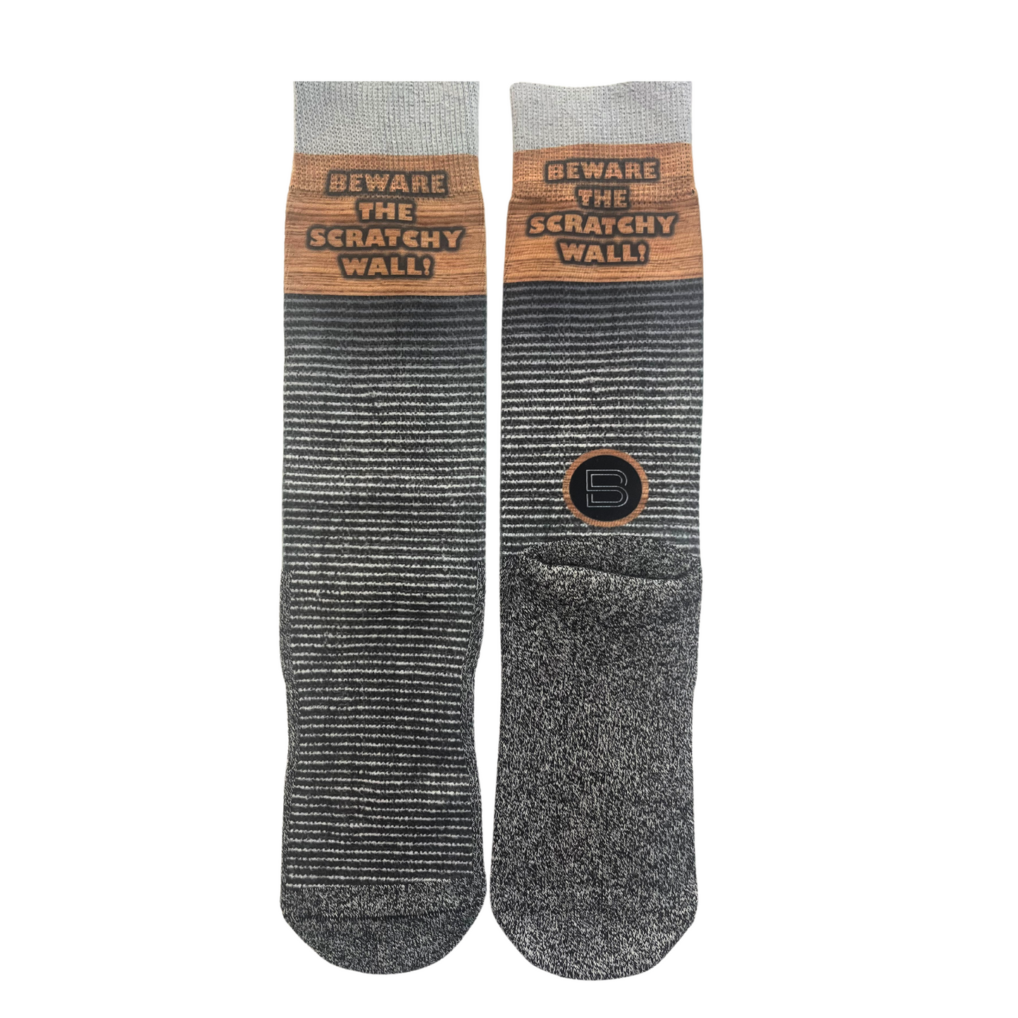 The Scratchy Church Wall Crew Socks