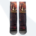 Moroni's Promise (Moroni 10:4-5) scripture-themed crew socks by B.O.M.Socks, view 2 of 4