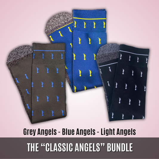 The "Classic Angels" Bundle | 3-Pair Bundle | Men's Size 6-13