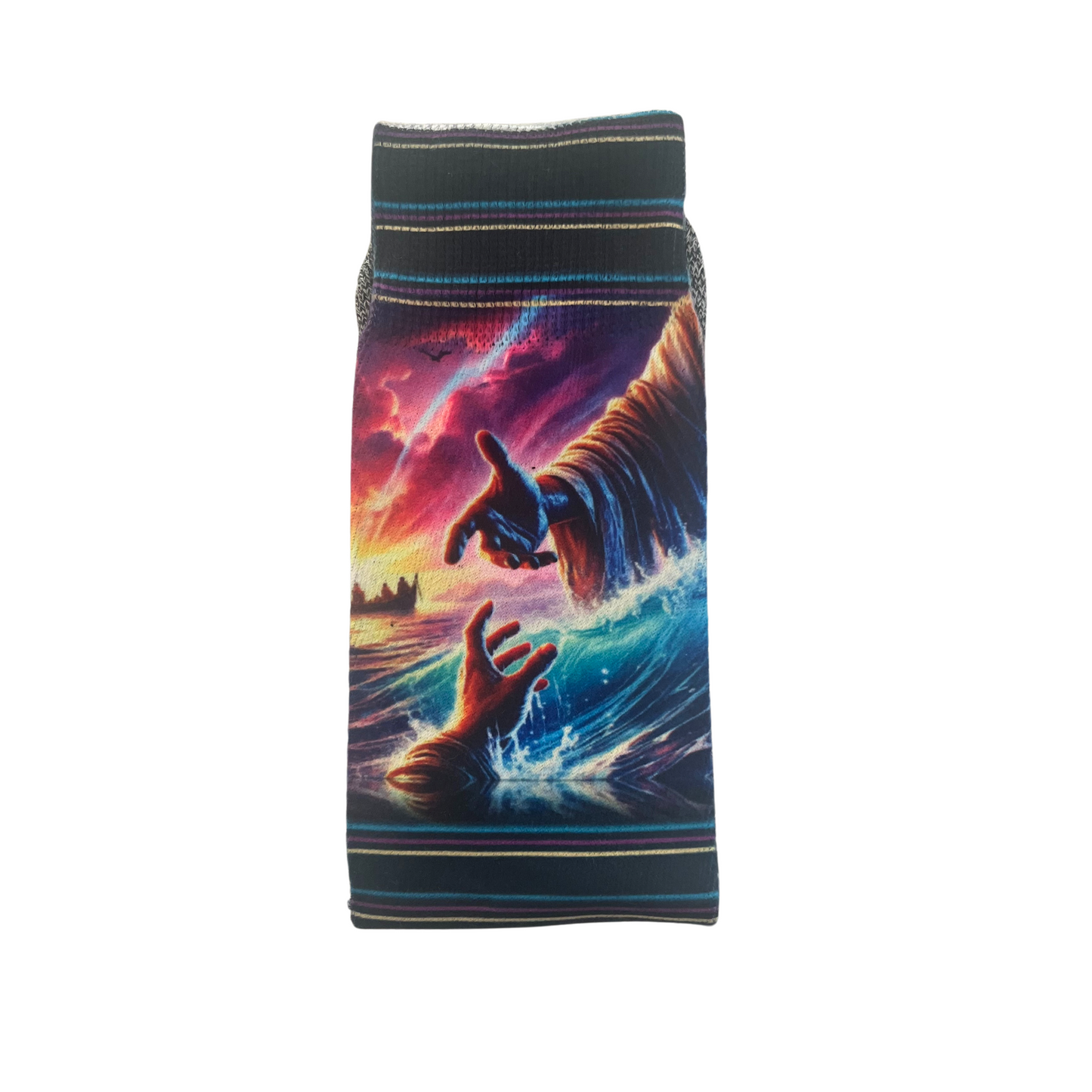 Do Not Fear (Isaiah 41:10) - Faith-Inspired Crew Socks
