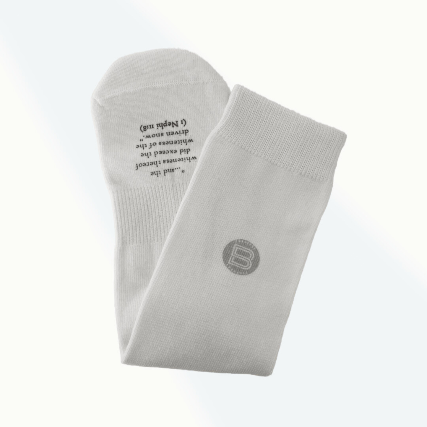 The Boring White Socks - Classic Everyday Crew Socks