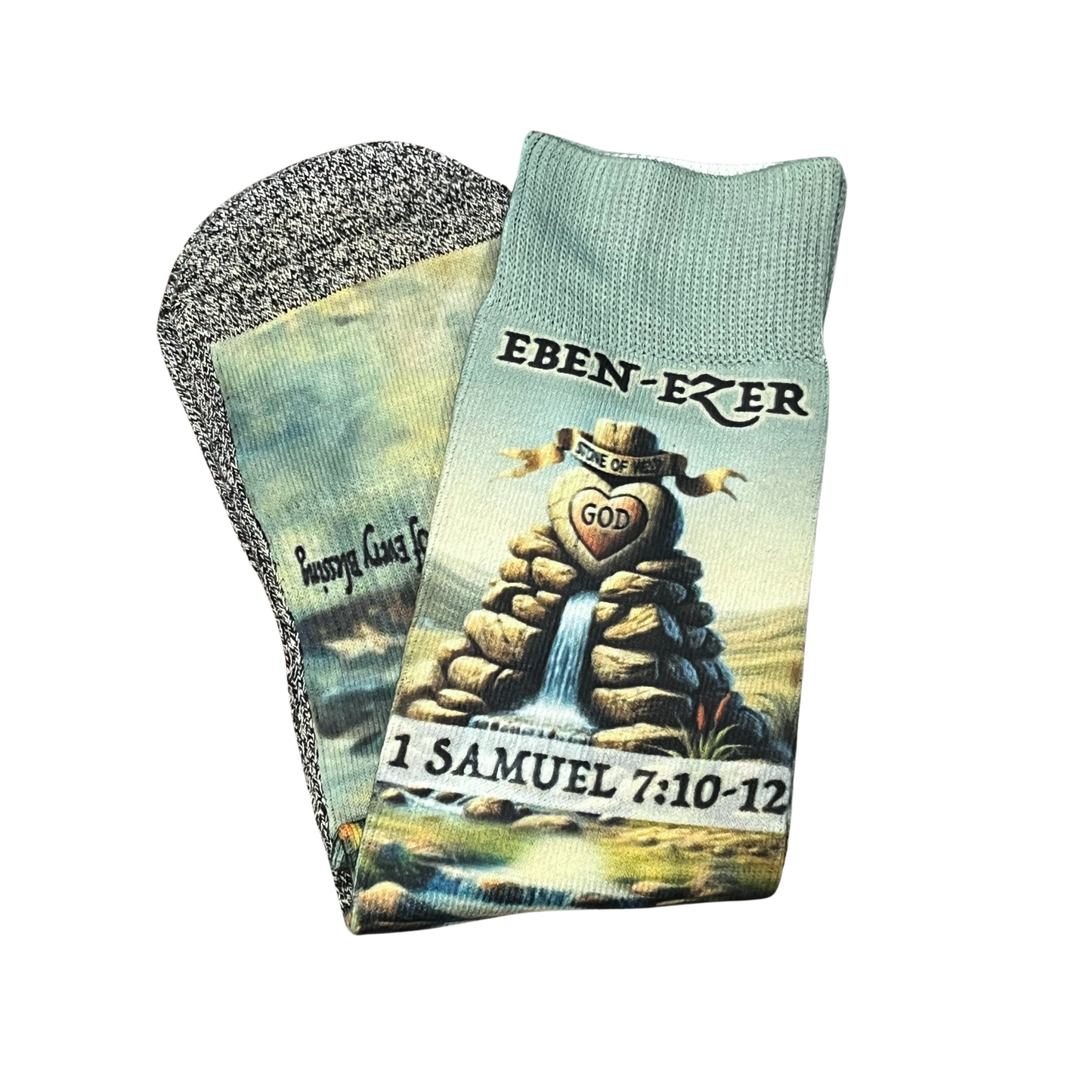 Come Thou Fount - Faith-Inspired Crew Socks