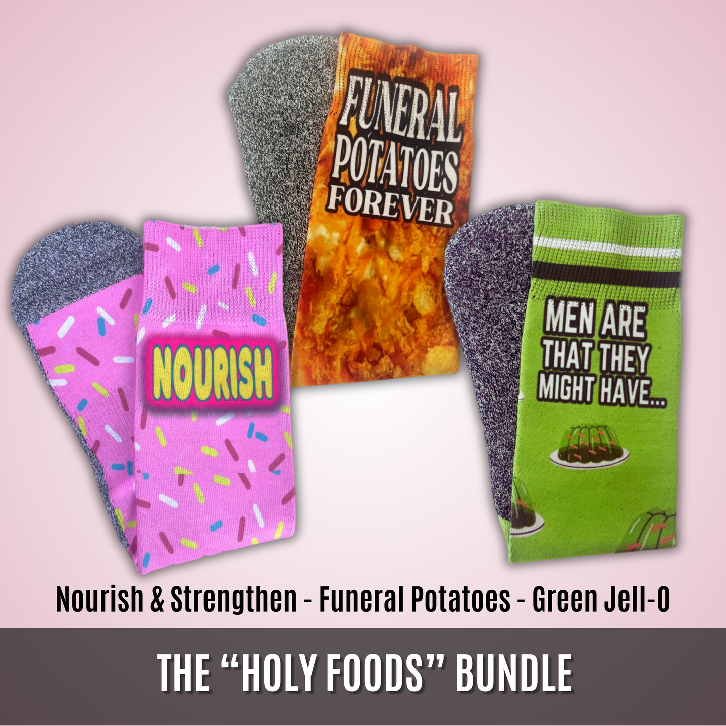 The “Holy Foods” Bundle | 3-Pair Bundle | Men's Size 6-13