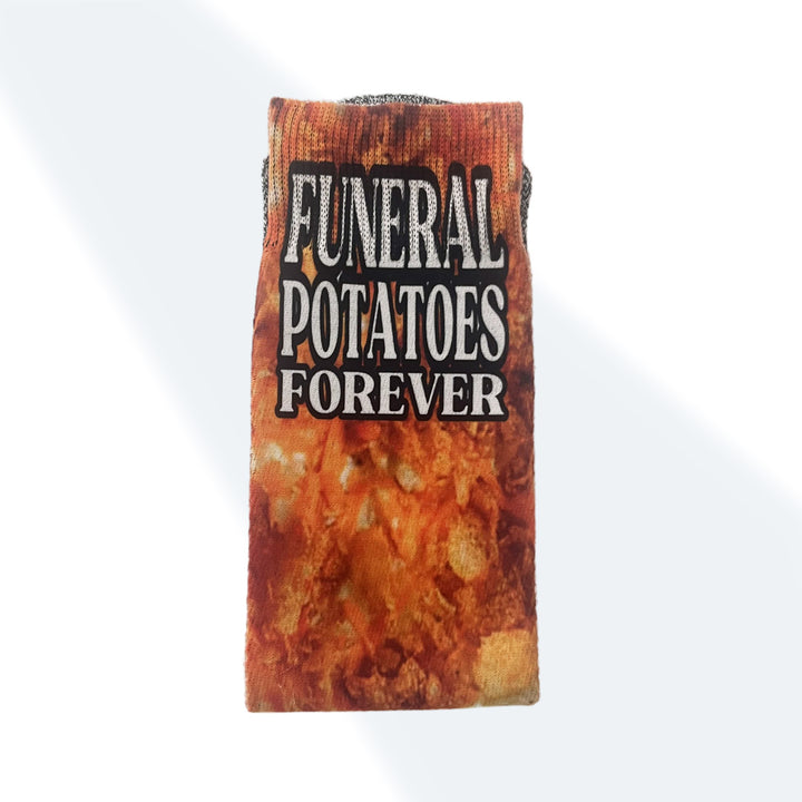 The Funeral Potatoes - Fun Food-themed Everyday Crew Socks