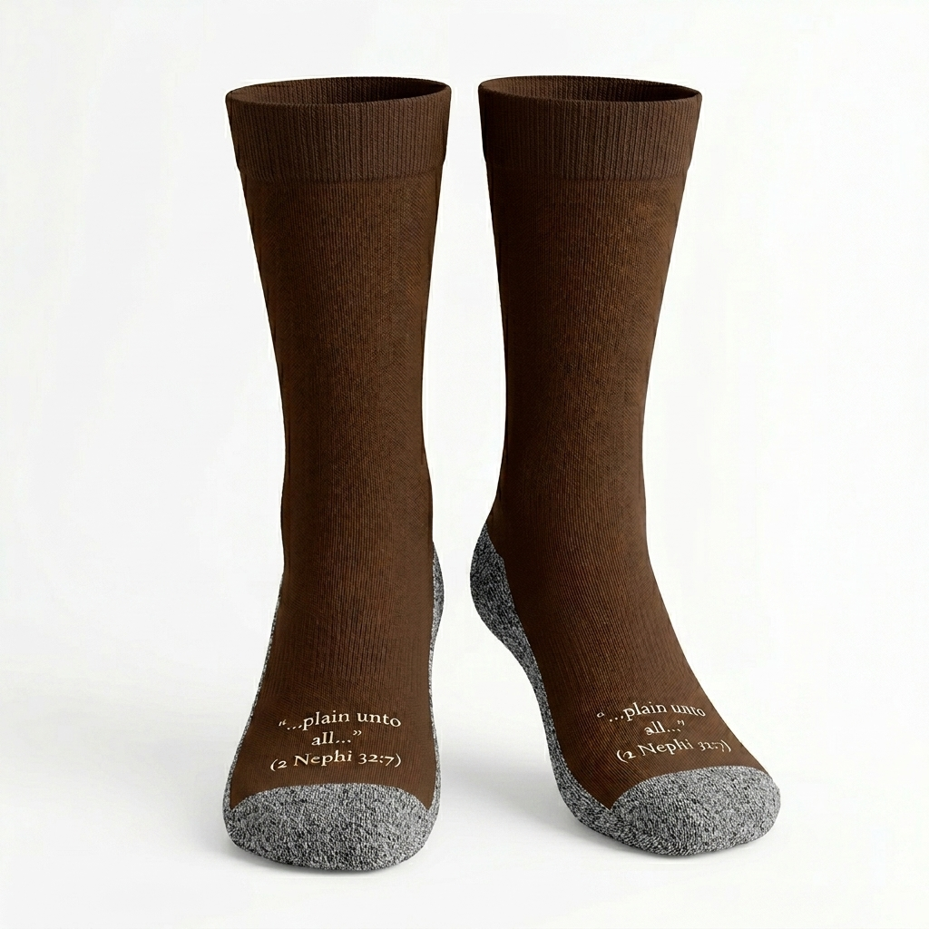 The Boring Brown Socks – Classic Everyday Crew Socks