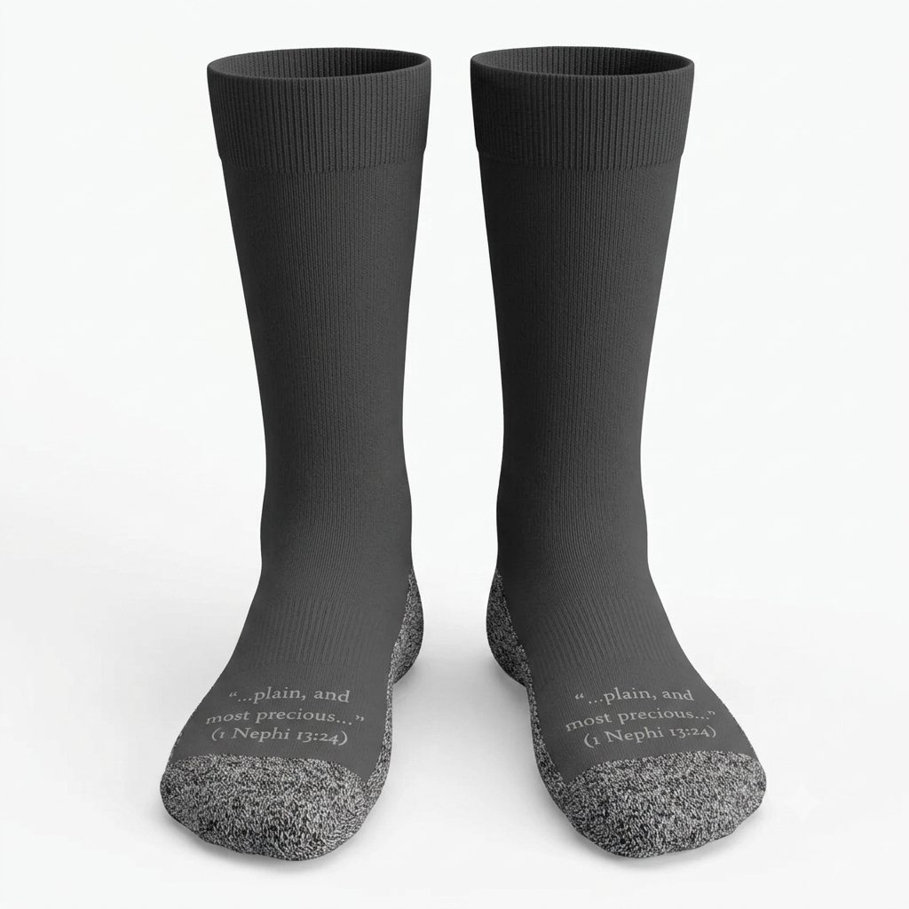 The Boring Grey Socks - Classic Everyday Crew Socks