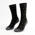 Black and Gold Angels - Faith-Inspired Crew Socks