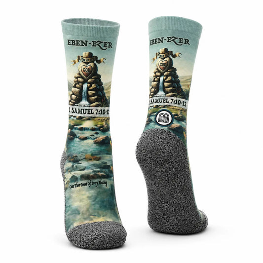 Come Thou Fount - Faith-Inspired Crew Socks