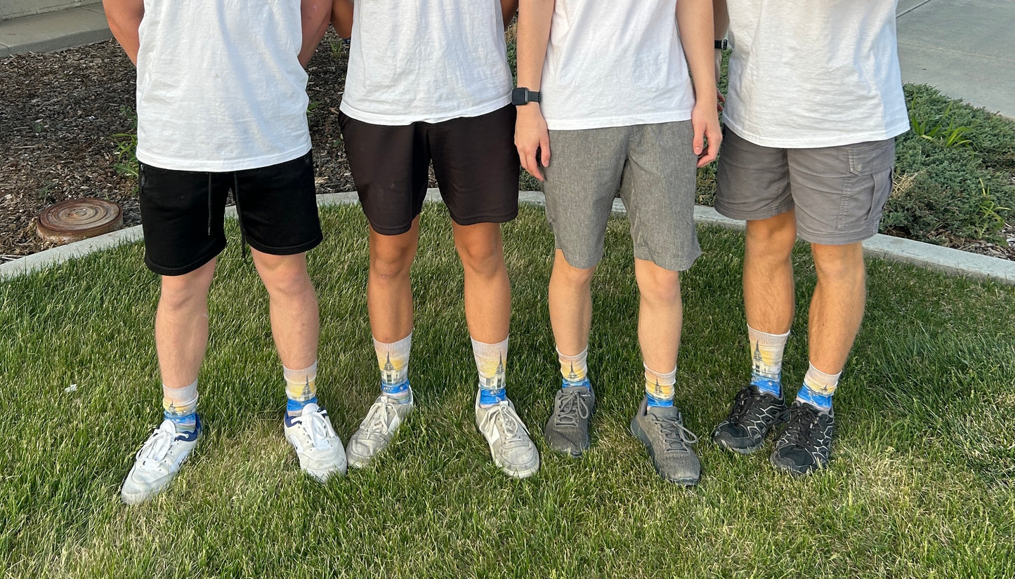 Syracuse Temple - Faith-Inspired Crew Socks