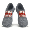 Jesus Loves You No-Shows - Faith-Inspired Socks