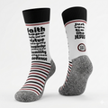 Just Tryna Be Like Jesus - Faith-Inspired Crew Socks