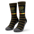 Possible with God (Luke 1:37) - Faith-Inspired Crew Socks