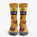 The Church Ballers - Fun Basketball-Themed Crew Socks