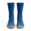 The Boring Blue Socks - Classic Everyday Crew Socks